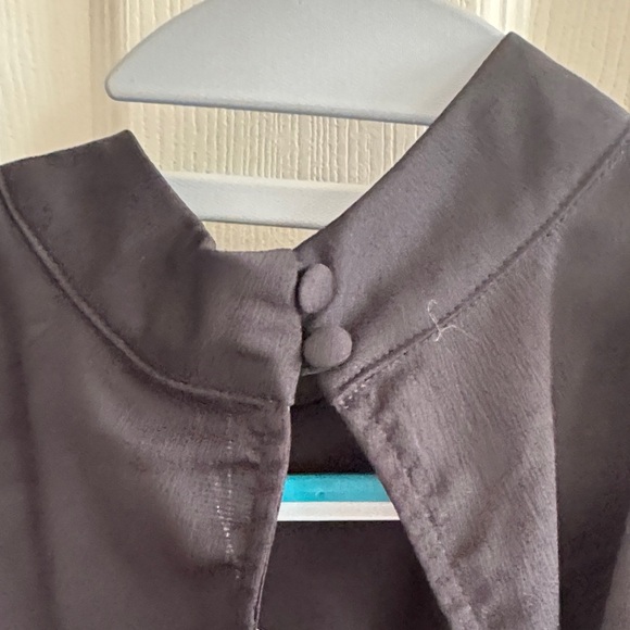Chic Black Ruffle Sleeve Blouse - Picture 5 of 6